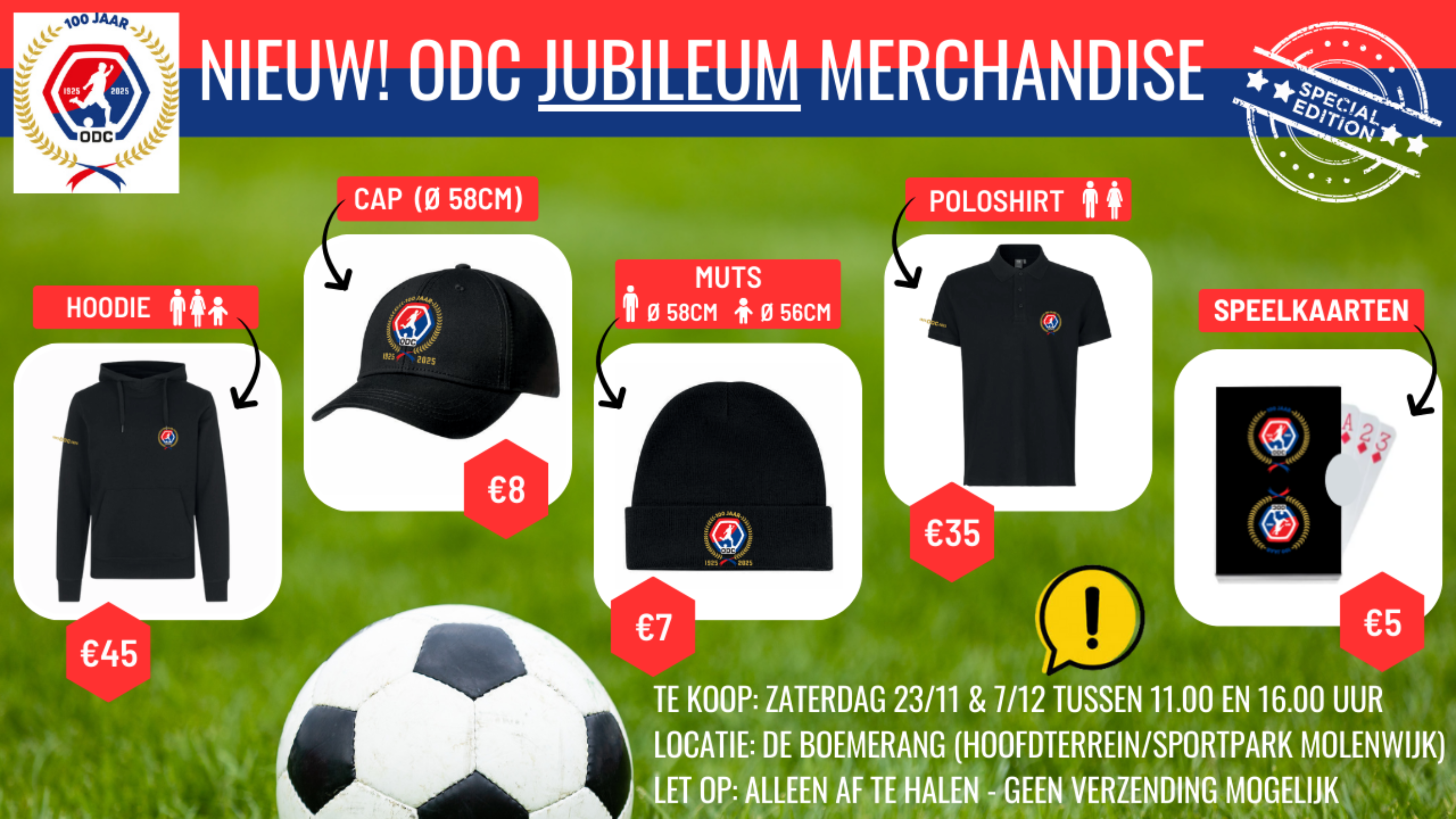 Poster ODC jubileum merchandise V3